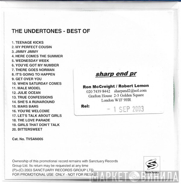 The Undertones - The Undertones - Best Of