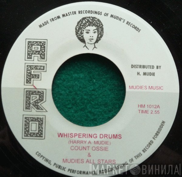 The Uniques, Slim Smith, Count Ossie, Mudies All Stars - Whispering Drums / Give Me Some More Loving