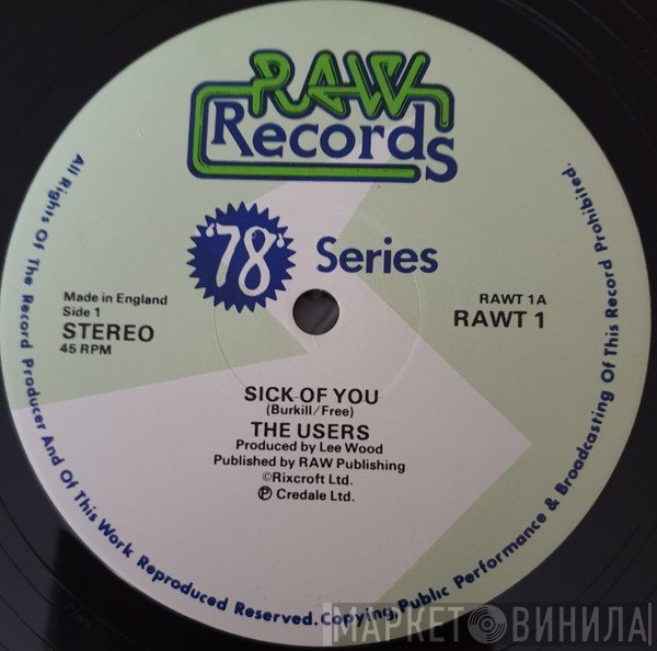The Users - Sick Of You