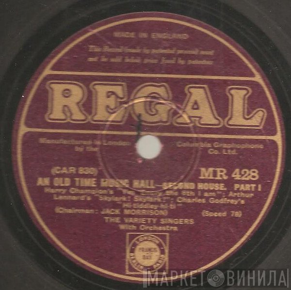 The Variety Singers - An Old Time Music Hall (Second House)