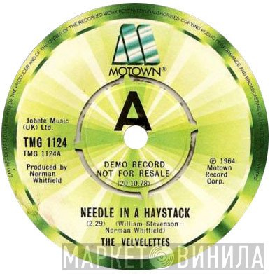 The Velvelettes - Needle In A Haystack / He Was Really Saying Somethin'