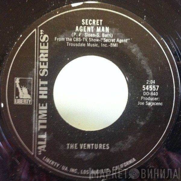 The Ventures  - Secret Agent Man / Wipe Out