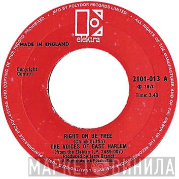 The Voices Of East Harlem - Right On Be Free