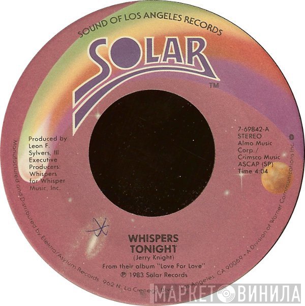 The Whispers  - Tonight / Small Talkin'