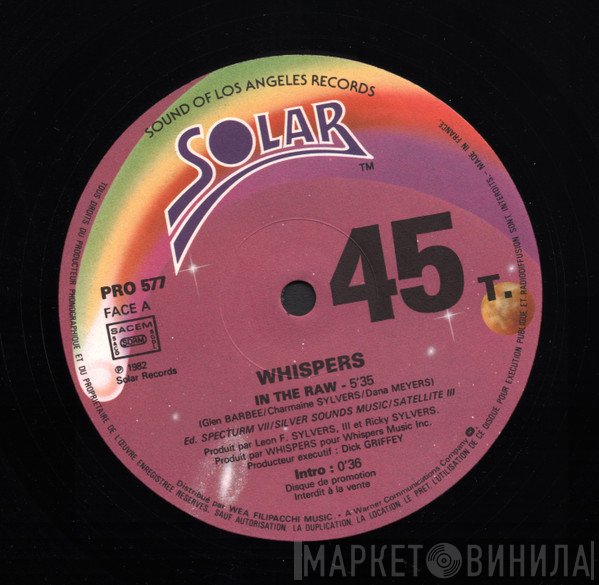 The Whispers  - In The Raw