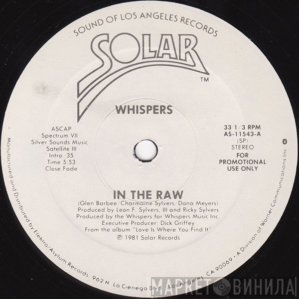 The Whispers - In The Raw