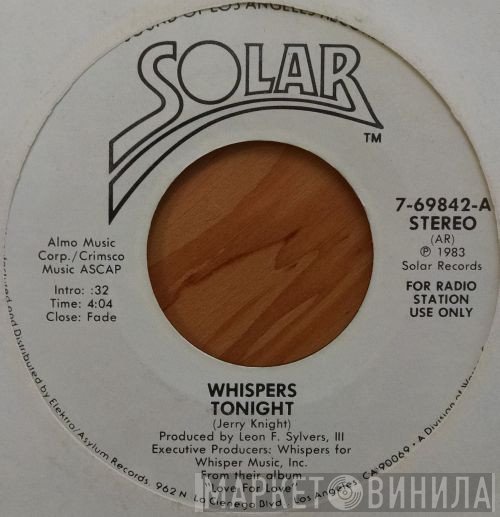 The Whispers  - Tonight