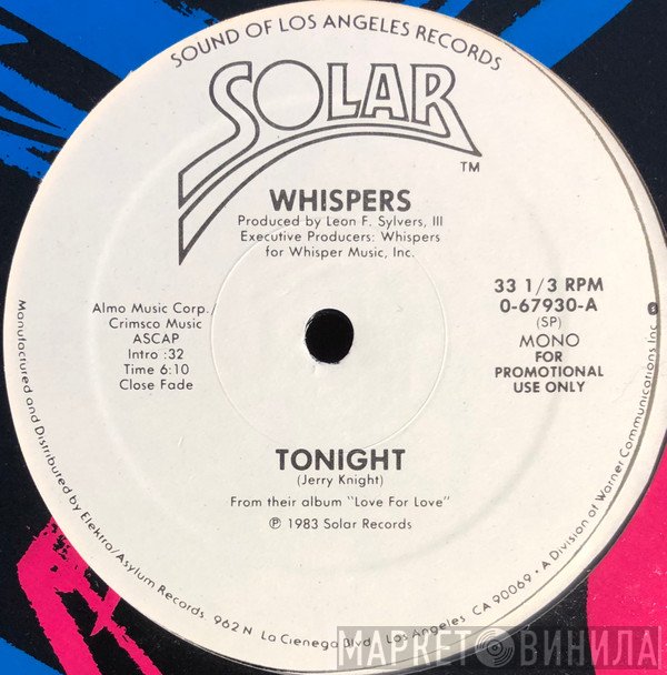 The Whispers  - Tonight