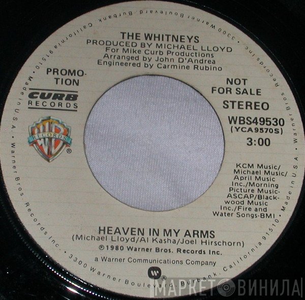 The Whitneys - Heaven In My Arms