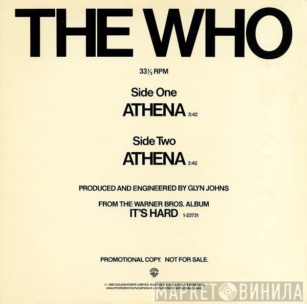 The Who  - Athena