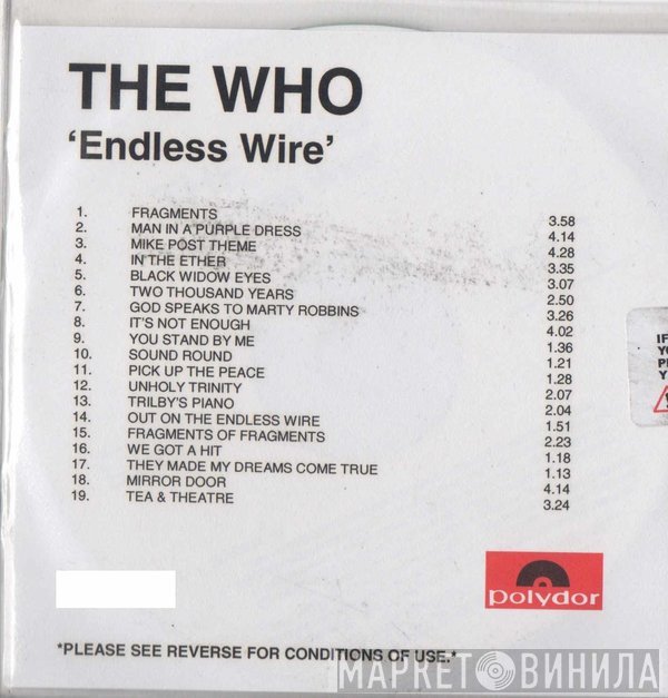 The Who  - Endless Wire