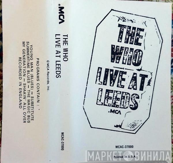 The Who  - Live At Leeds