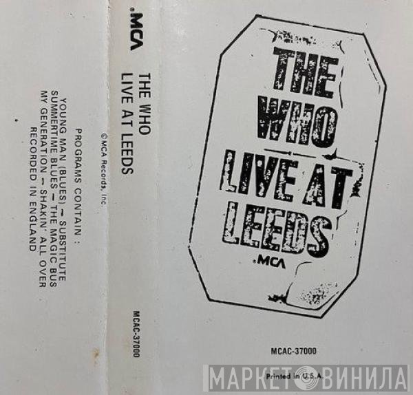 The Who  - Live At Leeds