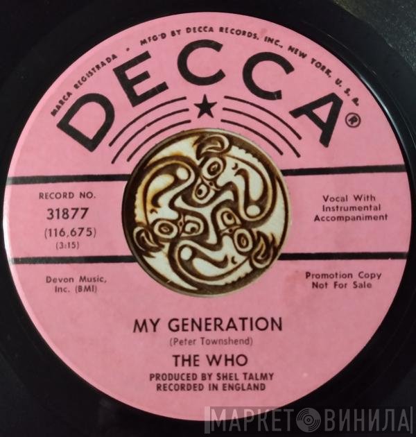 The Who  - My Generation