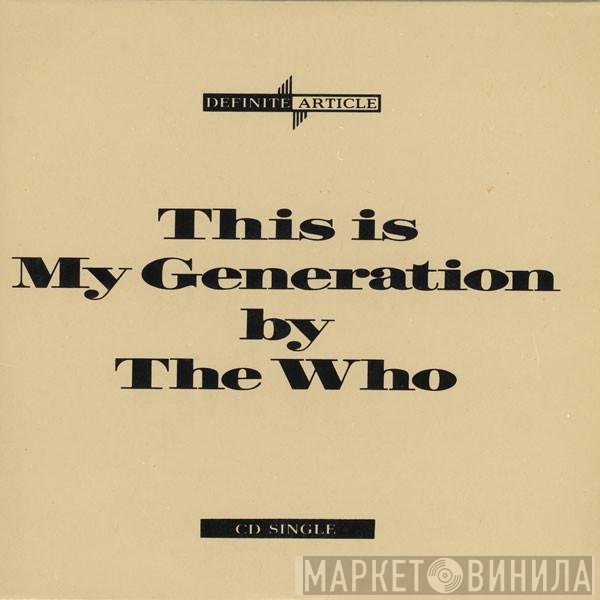 The Who - This Is My Generation