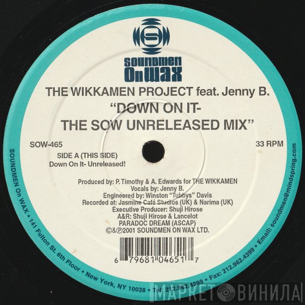 The Wikkamen Project, Jenny B. - Down On It (The SOW Unreleased Mix)