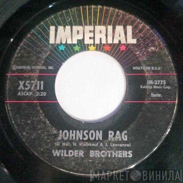 The Wilder Brothers   - Tigertail / Johnson Rag