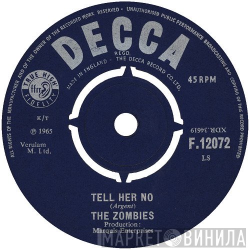 The Zombies - Tell Her No / What More Can I Do