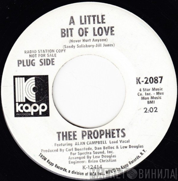 Thee Prophets - A Little Bit Of Love