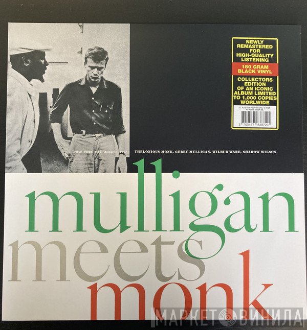 Thelonious Monk And Gerry Mulligan  - Mulligan Meets Monk 