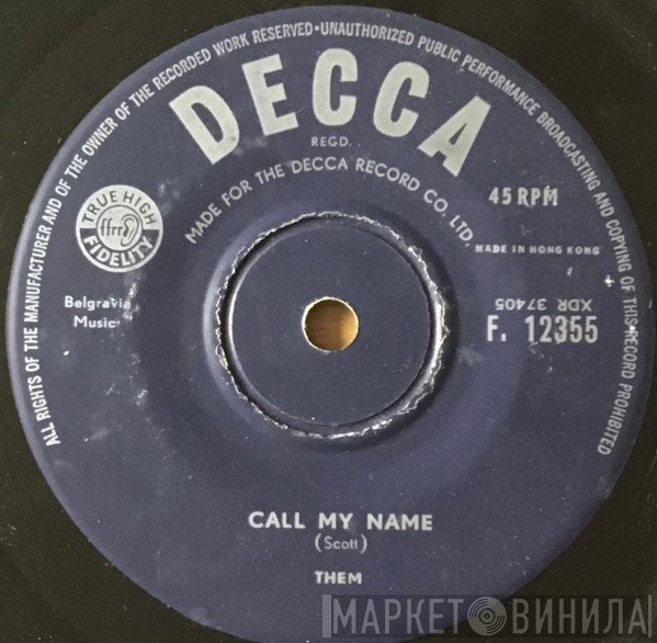 Them  - Call My Name