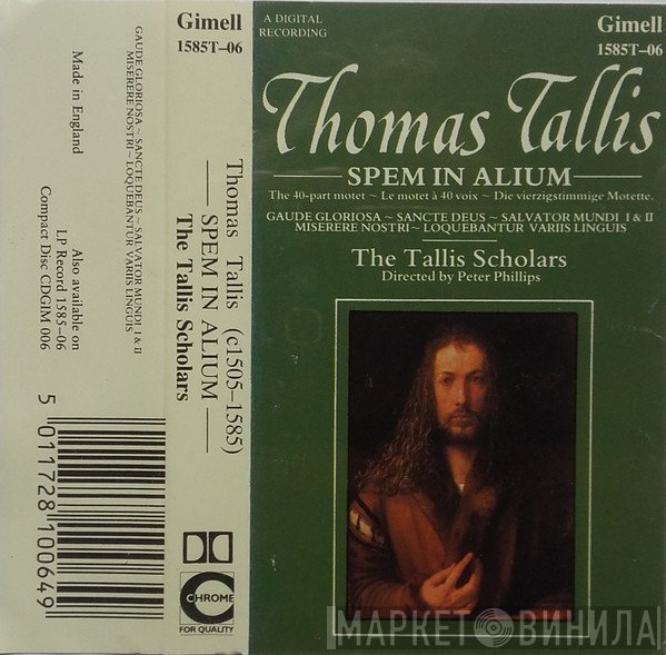 Thomas Tallis - The Tallis Scholars, Peter Phillips   - Spem In Alium