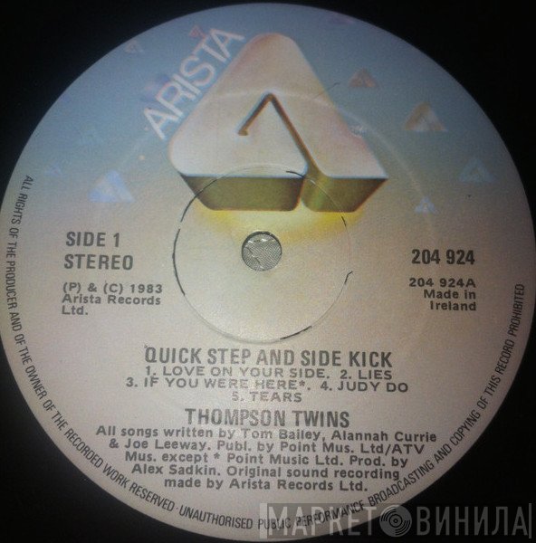 Thompson Twins  - Quick Step & Side Kick
