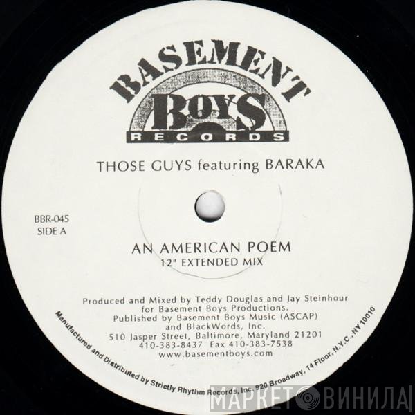 Those Guys - An American Poem