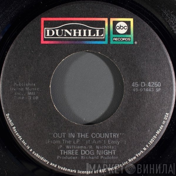 Three Dog Night  - Out In The Country