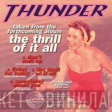 Thunder  - The Thrill Of It All Sampler