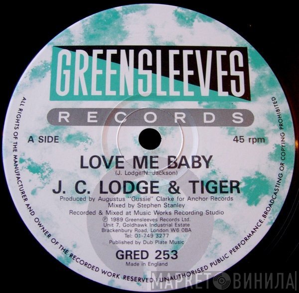 Tiger, JC Lodge - Love Me Baby