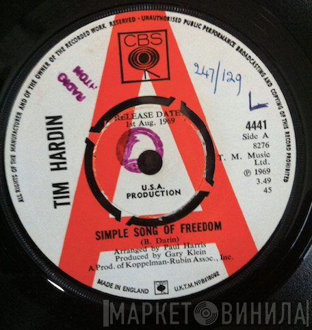 Tim Hardin - Simple Song Of Freedom