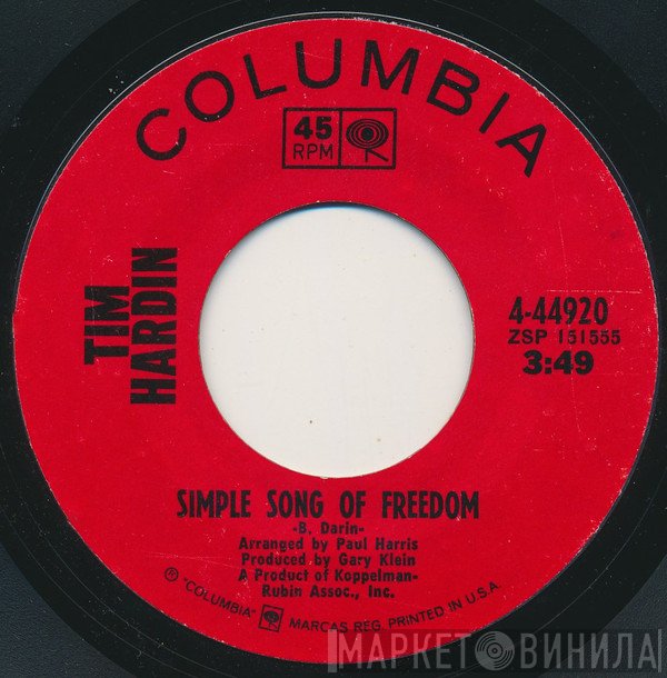 Tim Hardin  - Simple Song Of Freedom