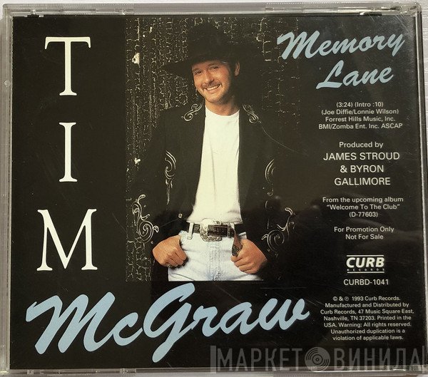 Tim McGraw  - Memory Lane