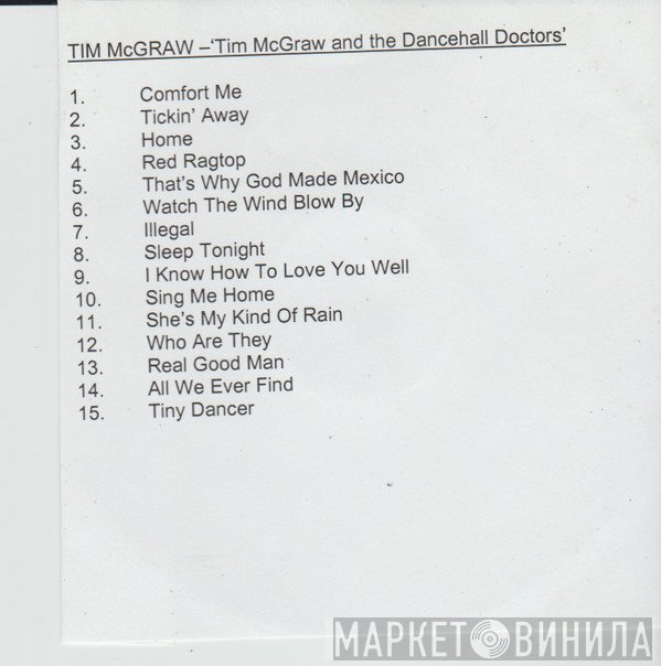 Tim McGraw - Tim McGraw And The Dancehall Doctors
