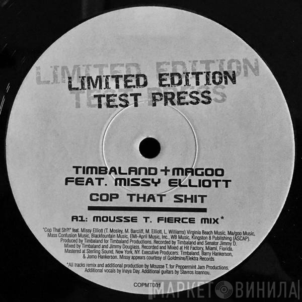 Timbaland & Magoo, Missy Elliott - Cop That Shit (Mousse T. Mixes)