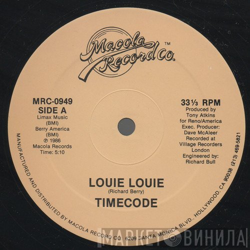 Time Code  - Louie Louie