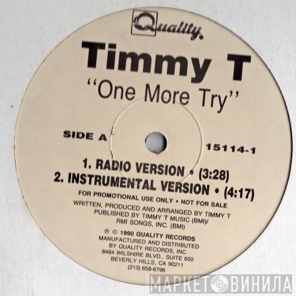 Timmy T  - One More Try