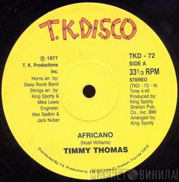Timmy Thomas  - Africano / Funky Me / Why Can't We Live Together