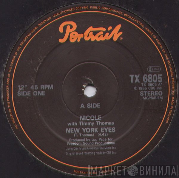 Timmy Thomas, Nicole J McCloud - New York Eyes / Ordinary Girl
