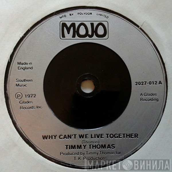 Timmy Thomas - Why Can't We Live Together