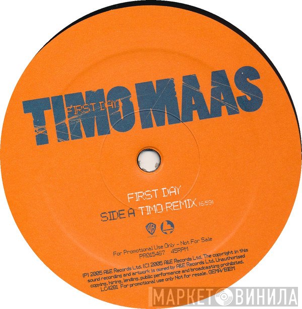 Timo Maas  - First Day