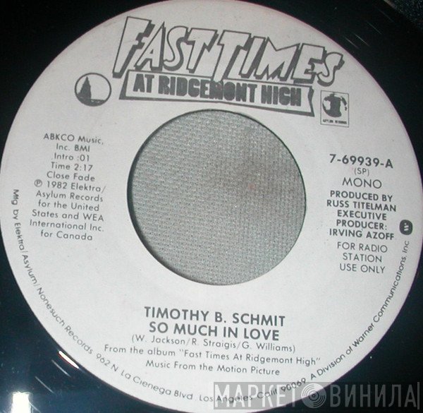 Timothy B. Schmit  - So Much In Love