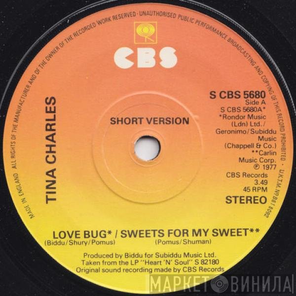 Tina Charles - Love Bug / Sweets For My Sweet