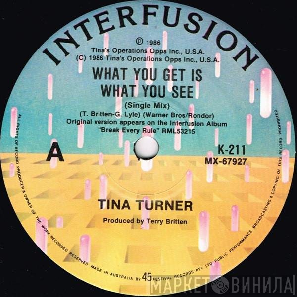 Tina Turner - What You Get Is What You See (Single Mix)