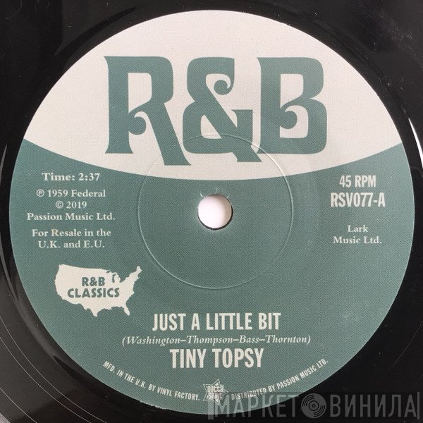 Tiny Topsy, Jo Ann Henderson - Just A Little Bit / Baby Please Don't Go