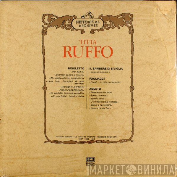 Titta Ruffo - Historical Archives