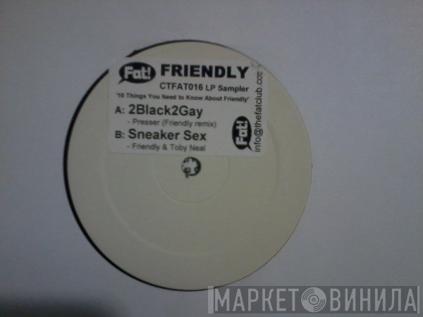Toby Neal, Friendly, Presser - 2Black2Gay / Sneaker Sex