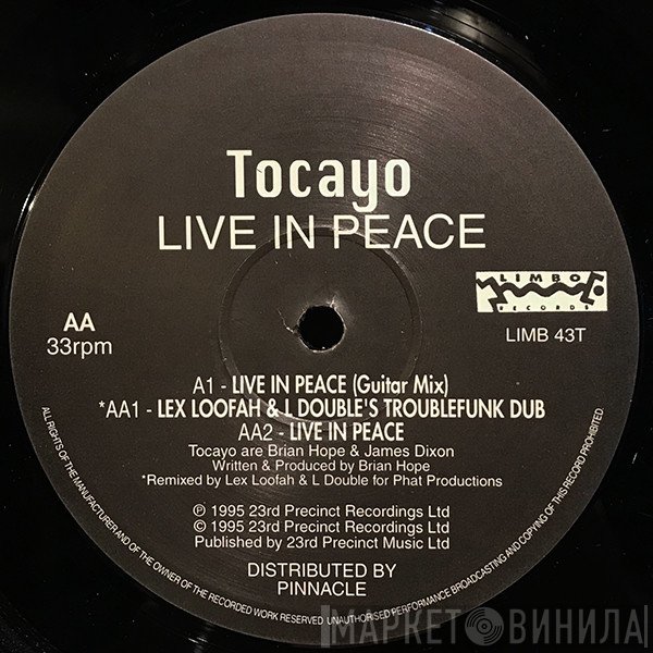 Tocayo - Live In Peace