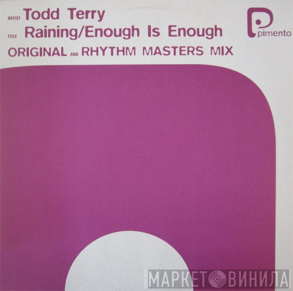 Todd Terry  - Raining / Enough Is Enough